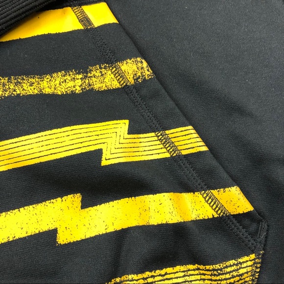 Nike Livestrong Hoodie Sweatshirt Black and Yellow - Picture 3 of 6